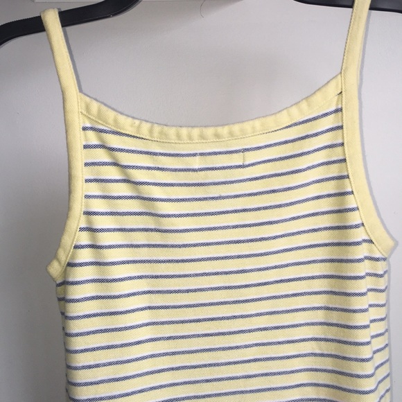 Ralph Lauren Yellow Stripe Dress with thin Stripes - Picture 6 of 7